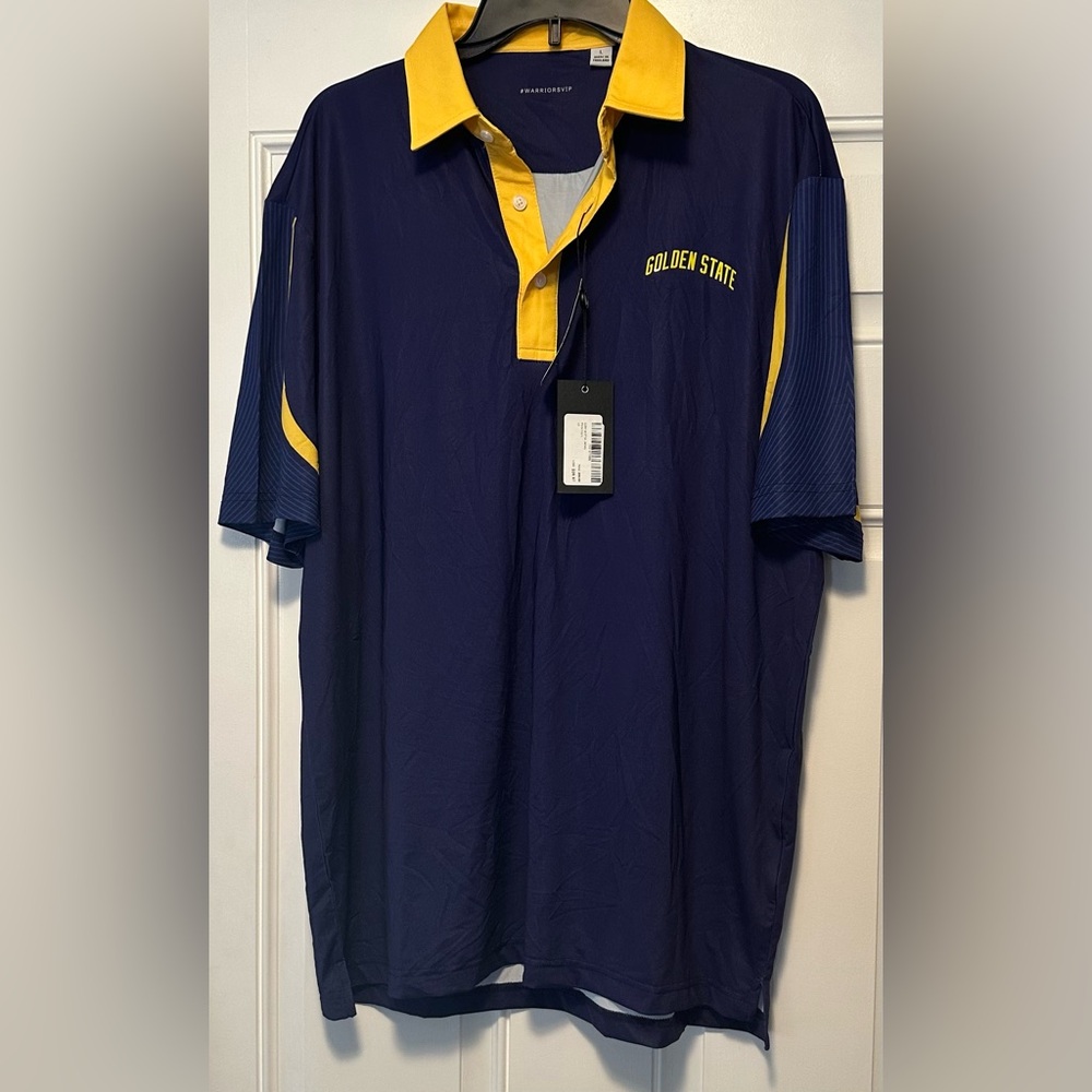 Golden State Warriors men’s L polo shirt- nwt